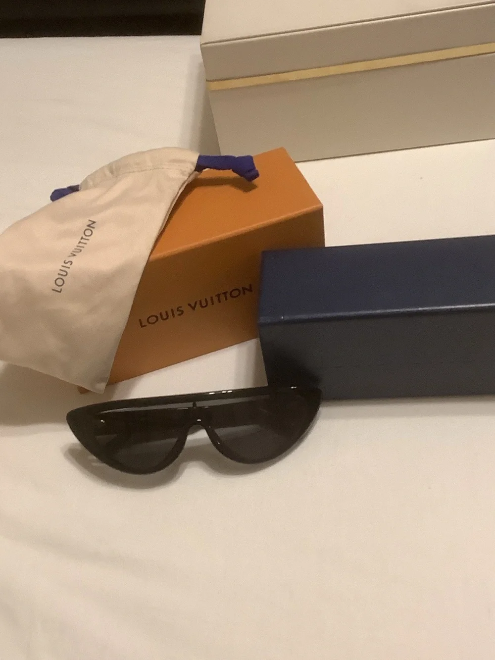 Louis Vuitton Black Shield Sunglasses
